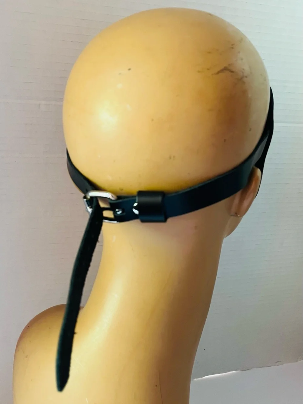 Dr. Harness Leather Domino Mask -NWT